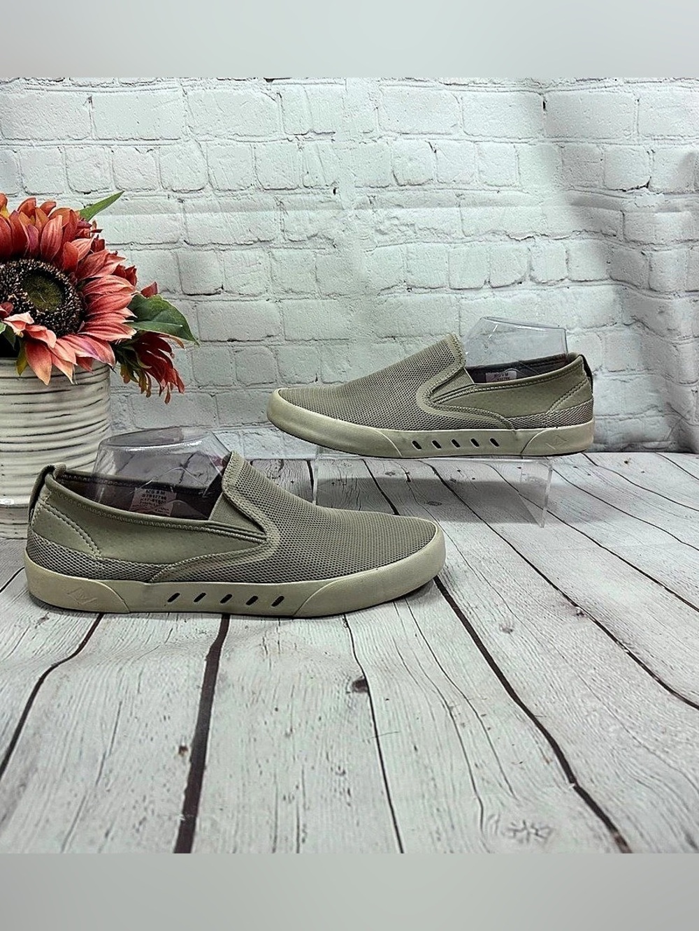 Sperry Bahama Men's Fabric Sneakers Gray US 9 M Like New